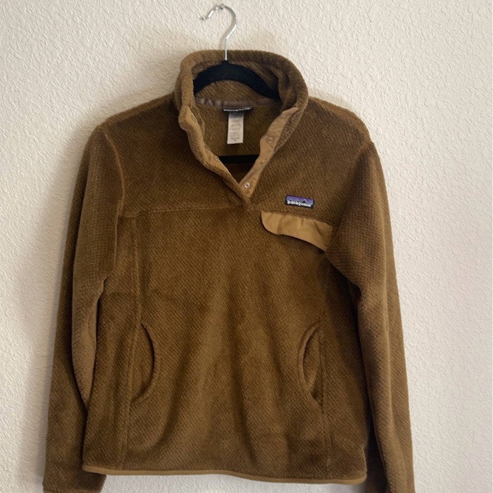 Patagonia Brown Pullover Fleece Jacket